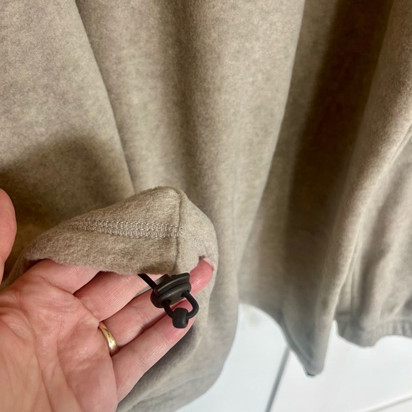 NWT Men’s Croft & Barrow fleece zip jacket. Size XXL tall. Tan color - Picture 5 of 6